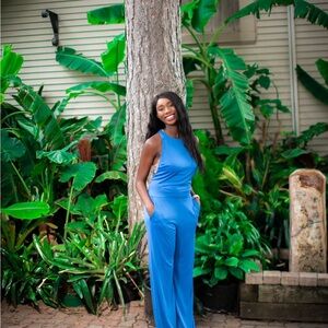 Guess by Marciano Royal Blue Jumpsuit